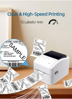Generic XP-420B Label Printer, Thermal Label Printer 4x6, 420B Shipping Label Printer for Small Busines, Thermal Printer Compatible with Shopify, Etsy, UPS, DHL, etc (White)  - Image 2