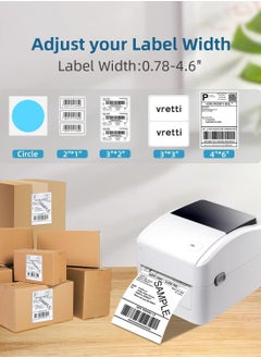 Generic XP-420B Label Printer, Thermal Label Printer 4x6, 420B Shipping Label Printer for Small Busines, Thermal Printer Compatible with Shopify, Etsy, UPS, DHL, etc (White)  - Image 3
