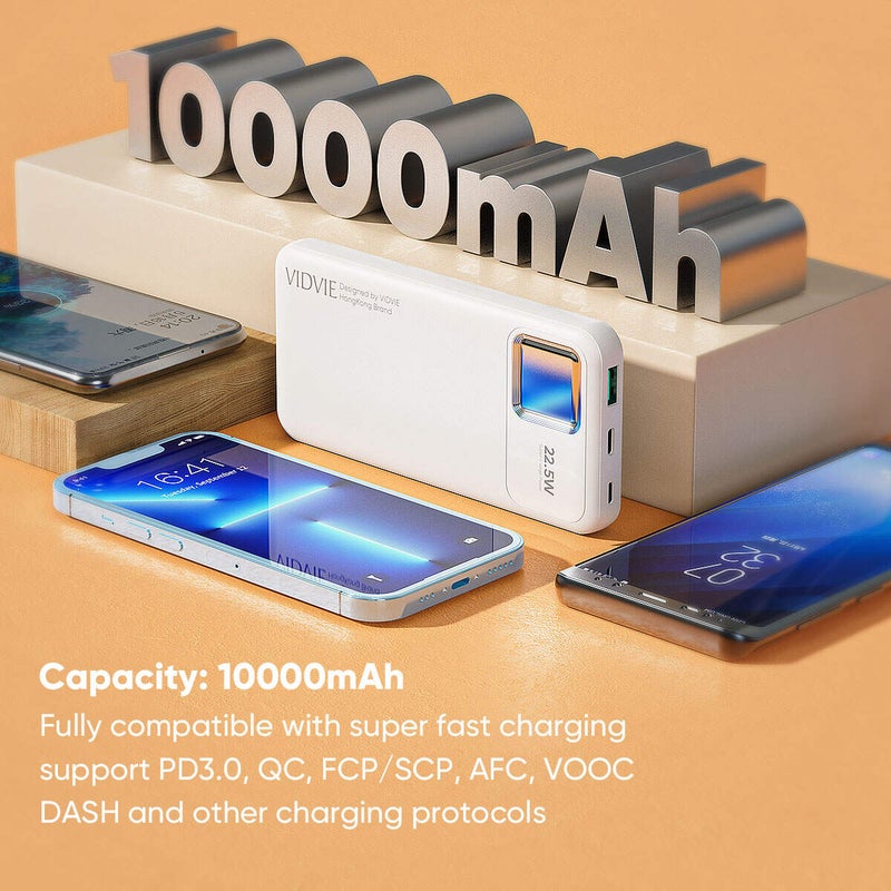 Vidvie High-Capacity PB767 Power Bank – 10,000mAh for On-the-Go Power - Image 3