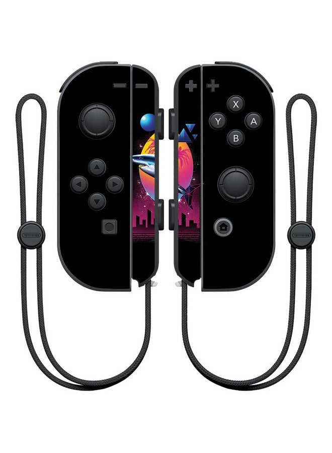مايتي سكينز غلاف Mightyskins متوافق مع وحدة تحكم Nintendo Joy Con Sharp Shark | غطاء ملتف واقٍ ومتين وفريد من نوعه من الفينيل | سهل التطبيق والإزالة وتغيير الأنماط | صنع في الولايات المتحدة الأمريكية - Image 1