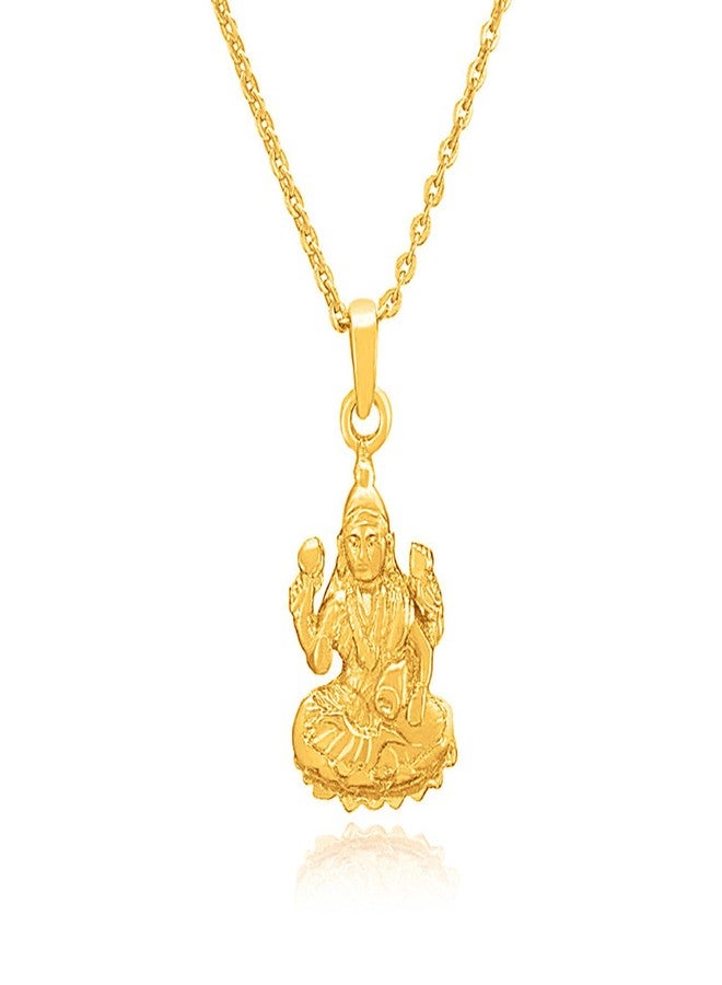 Mahi Valentine Love Gold plated Devi Laxmi maa Pendant PS1101508G - Image 1