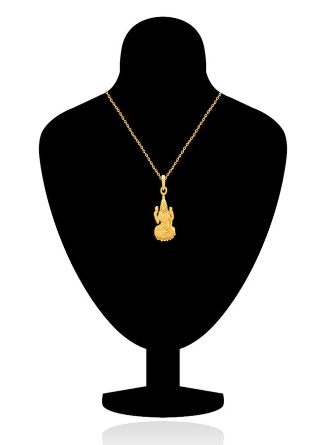 Mahi Valentine Love Gold plated Devi Laxmi maa Pendant PS1101508G - Image 2