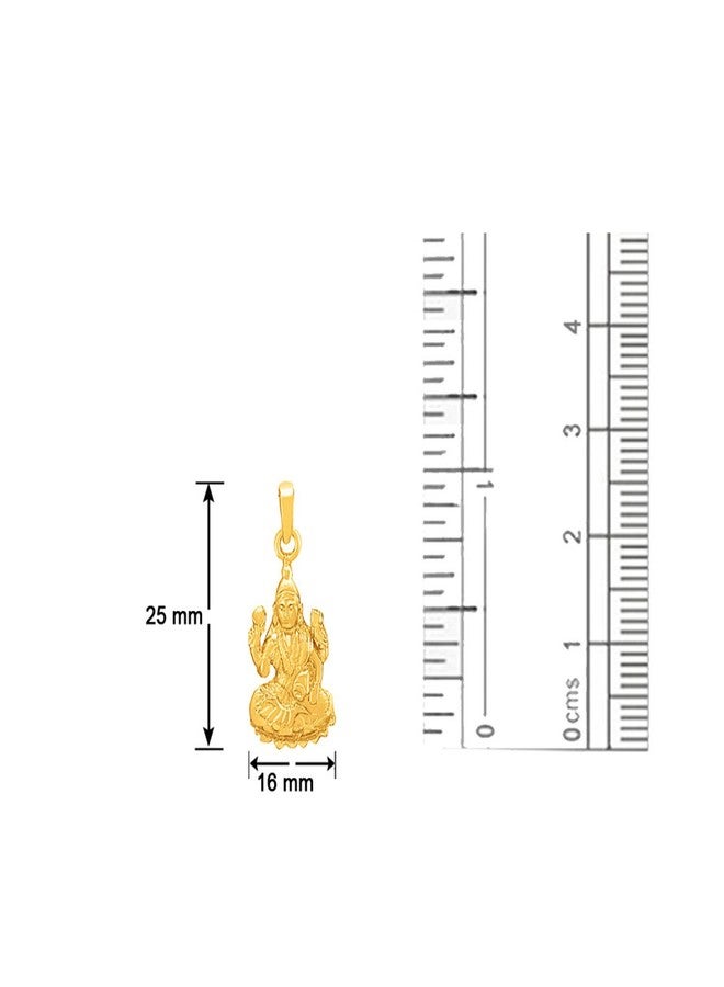 Mahi Valentine Love Gold plated Devi Laxmi maa Pendant PS1101508G - Image 3