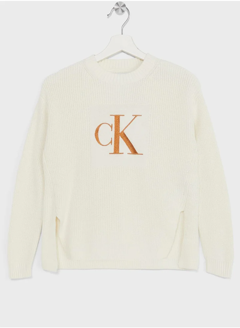 Calvin Klein Jeans Kids Crew Neck Sweater