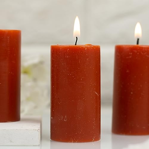 AURA DECOR AuraDecor Set of 5 Fragrance Pillar Candle || Long Burning || Aroma Candle || Gift Set || Candle Pillar Set (Chocolate) - Image 5