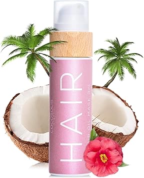 COCOSOLIS HAIR Oil Mask 3in1 Repairs Damaged Hair Silky ans Soft Hair Stimulates Fast Hair Growth Prevents Breaking Split Ends and Tangles Protects from SunDamage - Image 1