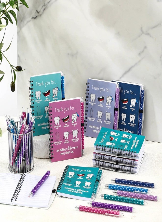 Epakh 24 Set Appreciation Gift Bulk Notebook with Pen, Dentist Multicolor - Image 2