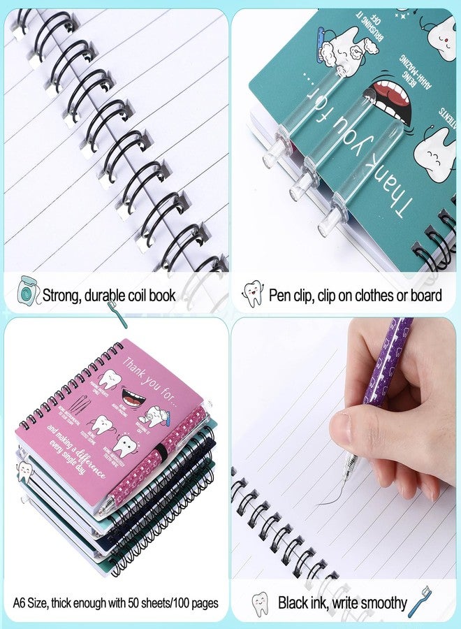 Epakh 24 Set Appreciation Gift Bulk Notebook with Pen, Dentist Multicolor - Image 4