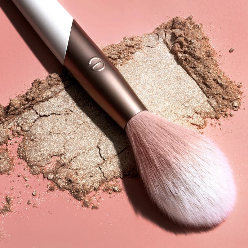 EcoTools Luxe Soft Highlighter Makeup Face Powder Brush, Sheer, Luminous Glow, Premium Quality Makeup Brush, Ultra Soft, Synthetic Bristles, Eco Friendly Face Brush, Cruelty-Free, 1 Count - Image 5