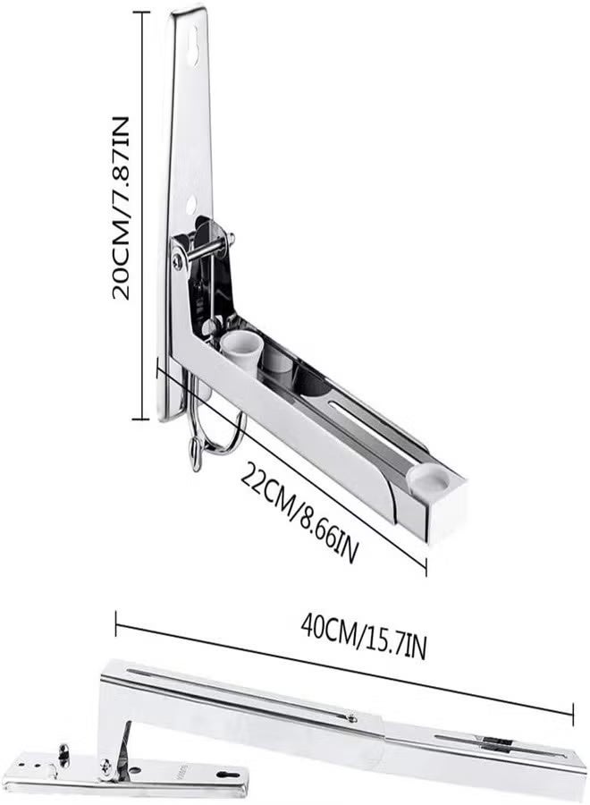 هوم كير 🍳 دعامة تثبيت على الحائط لفرن الميكروويف للعناية المنزلية (HCHA03) - Image 2