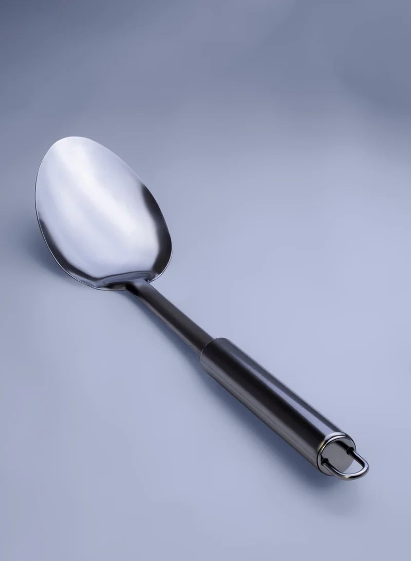 Cuisine Art Solid Stainless Steel Spoon for Stirring, Mixing, and Serving