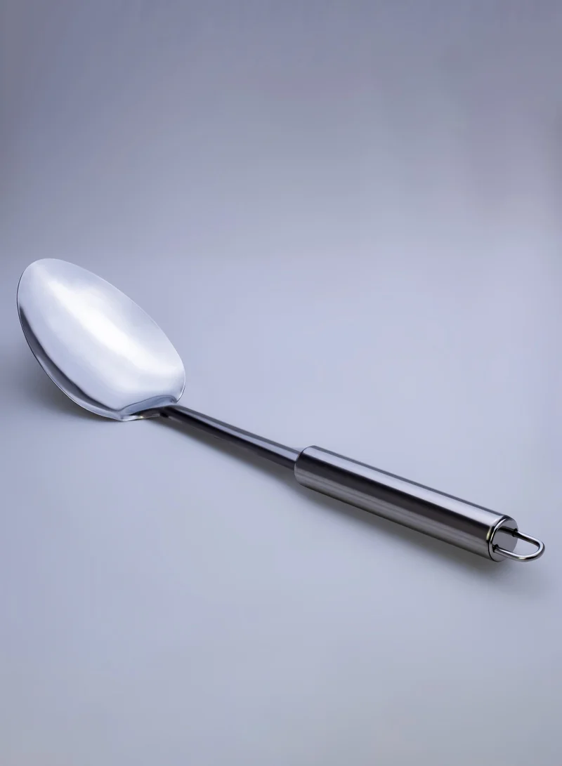 Cuisine Art Solid Stainless Steel Spoon for Stirring, Mixing, and Serving