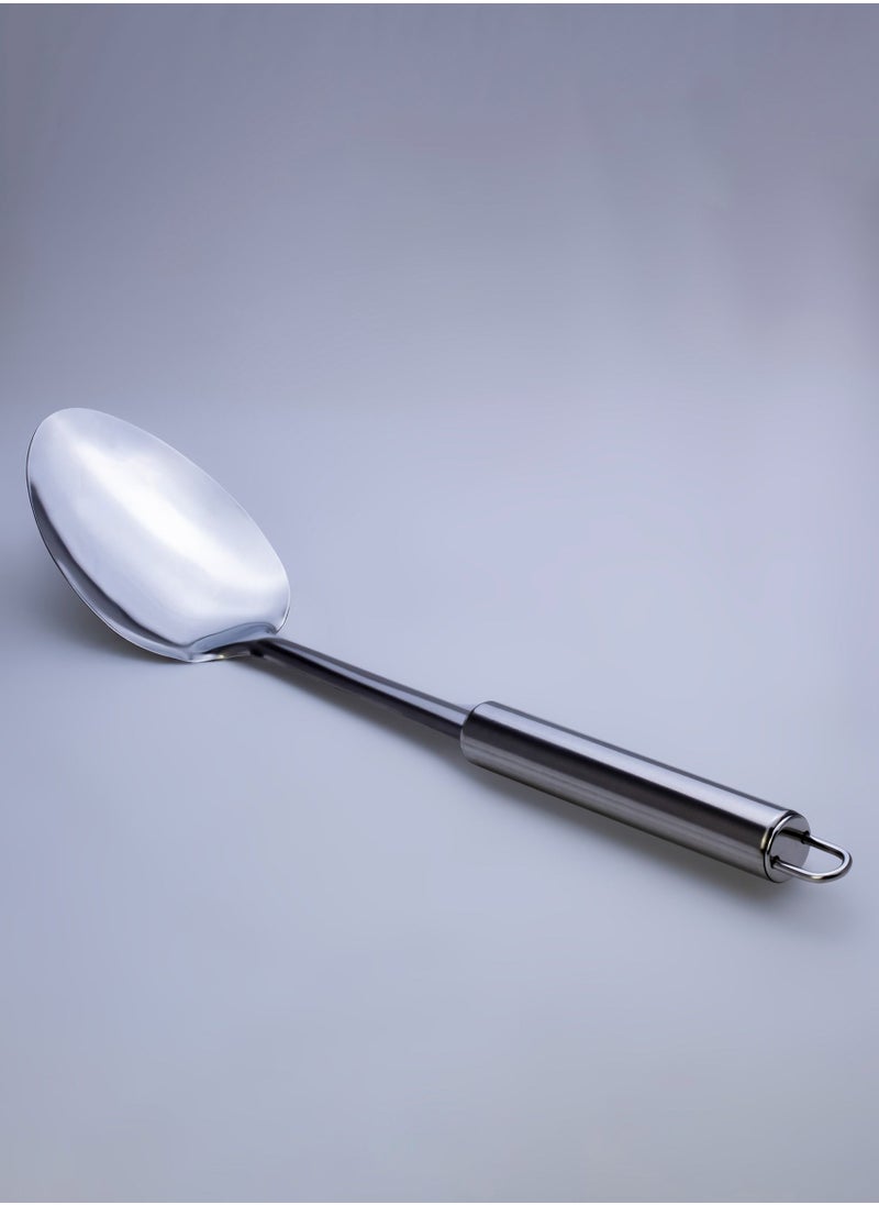 Cuisine Art Solid Stainless Steel Spoon for Stirring, Mixing, and Serving  - Image 1