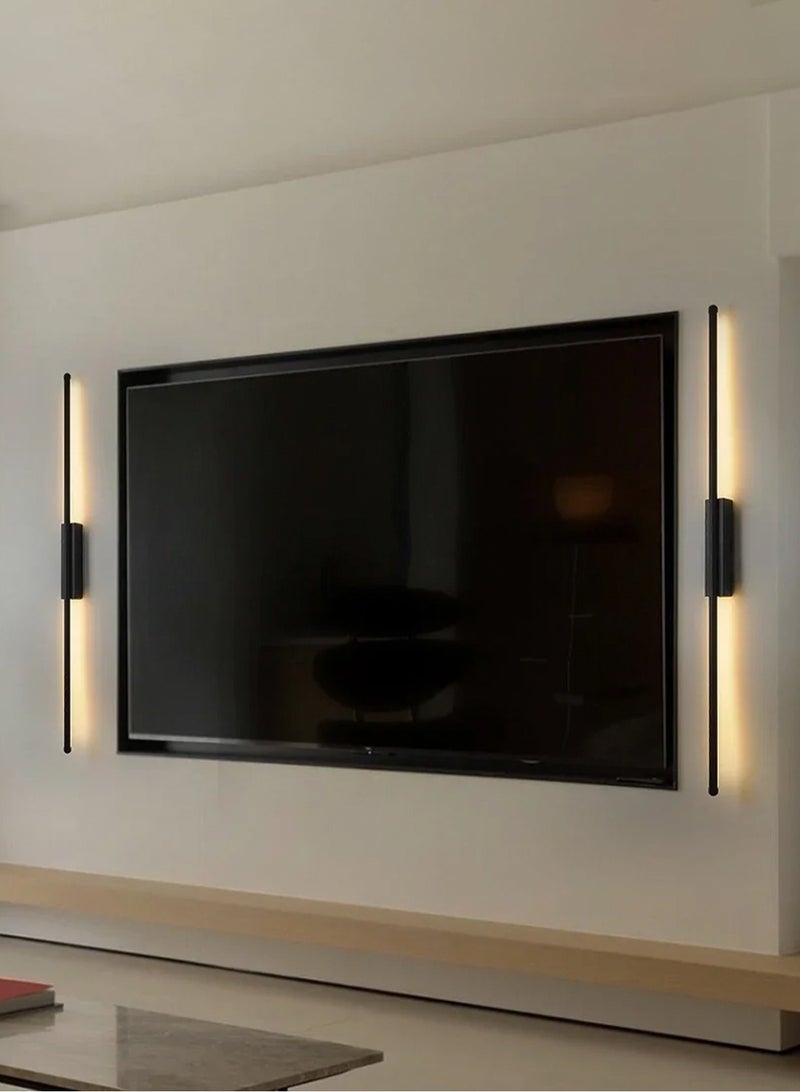 LOOPITYS （90CM）Led Wall Lamp Modern Long Wall Light for Home Living Room Bedroom Mounted Sofa Background Wall Sconce Lighting Fixture,Nordic Wall Lamp,Modern Led Wall Lampbedside wall sconce - Image 4