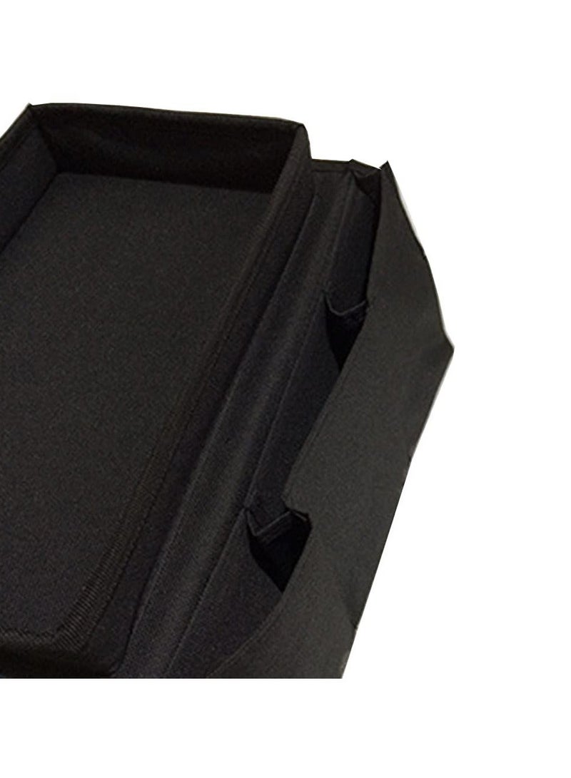 Y&D Sofa TV Remote Control Handset Holder Organiser Caddy Couch Armrest Organizer with 6 Pockets Hanging Storage Bag for Chairs Sofas Armchairs Desk (Black)  - Image 4