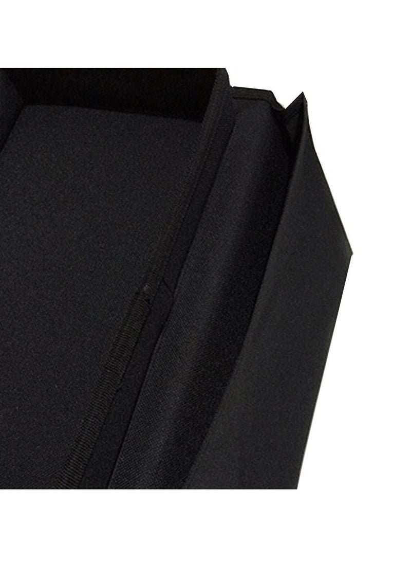 Y&D Sofa TV Remote Control Handset Holder Organiser Caddy Couch Armrest Organizer with 6 Pockets Hanging Storage Bag for Chairs Sofas Armchairs Desk (Black)  - Image 3