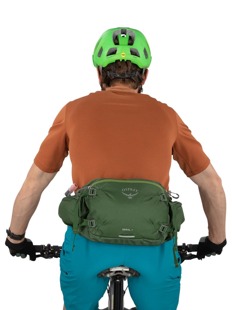 Osprey Seral 7L Unisex Biking Waist Pack with Hydraulics Reservoir, Dustmoss Green - Image 4
