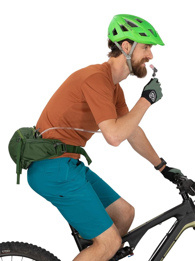 Osprey Seral 7L Unisex Biking Waist Pack with Hydraulics Reservoir, Dustmoss Green - Image 3