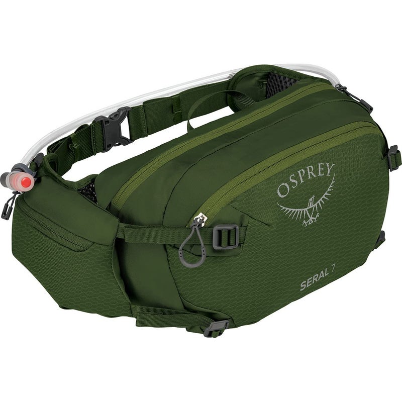 Osprey Seral 7L Unisex Biking Waist Pack with Hydraulics Reservoir, Dustmoss Green - Image 1