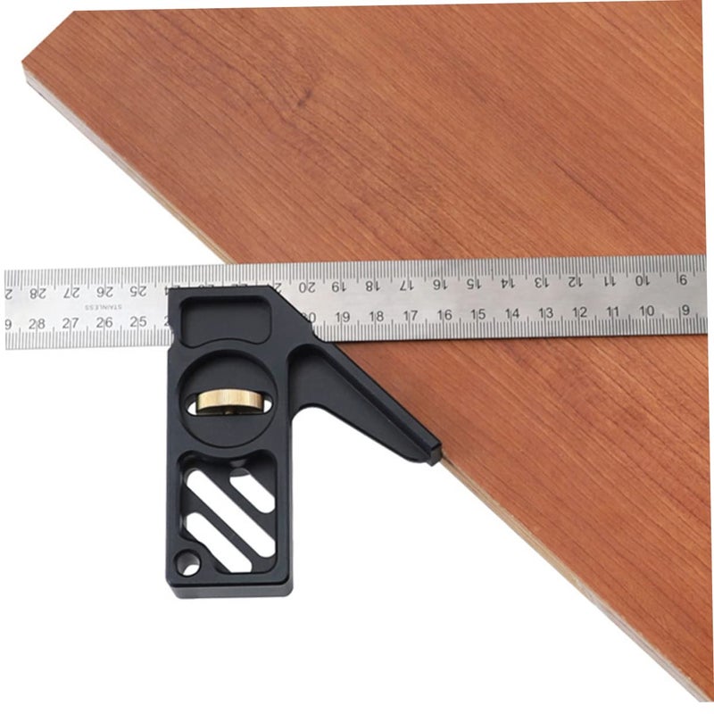 45 و 90 درجة مجموعة مربع إطار سبائك الألومنيوم القابلة للتعديل لأعمال النجارة وأعمال DIY - Image 4
