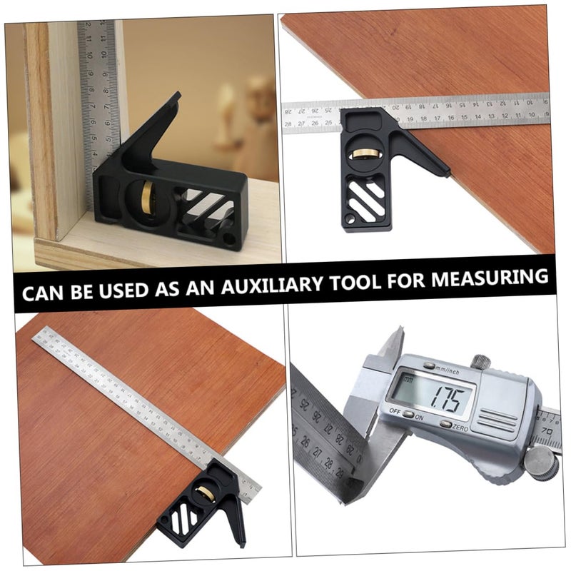 45 و 90 درجة مجموعة مربع إطار سبائك الألومنيوم القابلة للتعديل لأعمال النجارة وأعمال DIY - Image 5