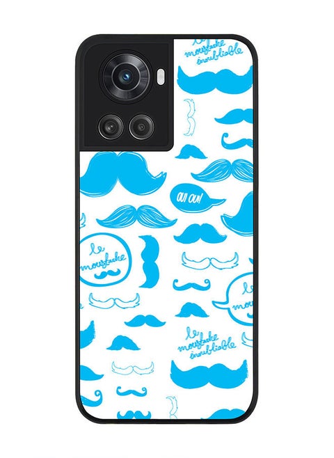 Rugged Black edge case for OnePlus 10R 5G/OnePlus Ace 5G Slim fit Soft Case Flexible Rubber Edges Anti Drop TPU Gel Thin Cover - Le Moustache