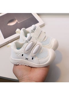 Generic Cute Rabbit Toddler Breathable Mesh Shoes beige white 