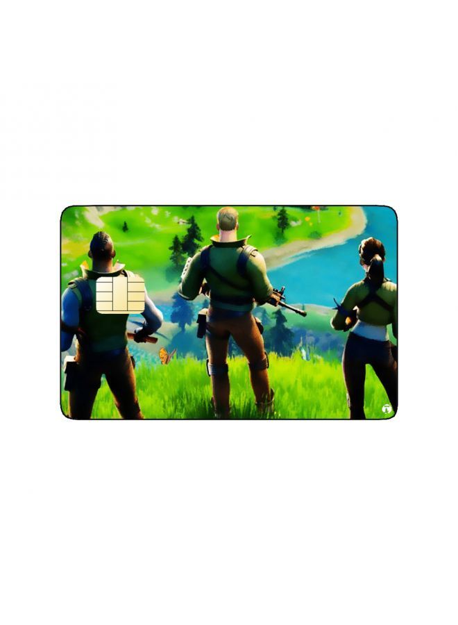 RKN PRINTED BANK CARD STICKER Fortnite Video Game - Image 1