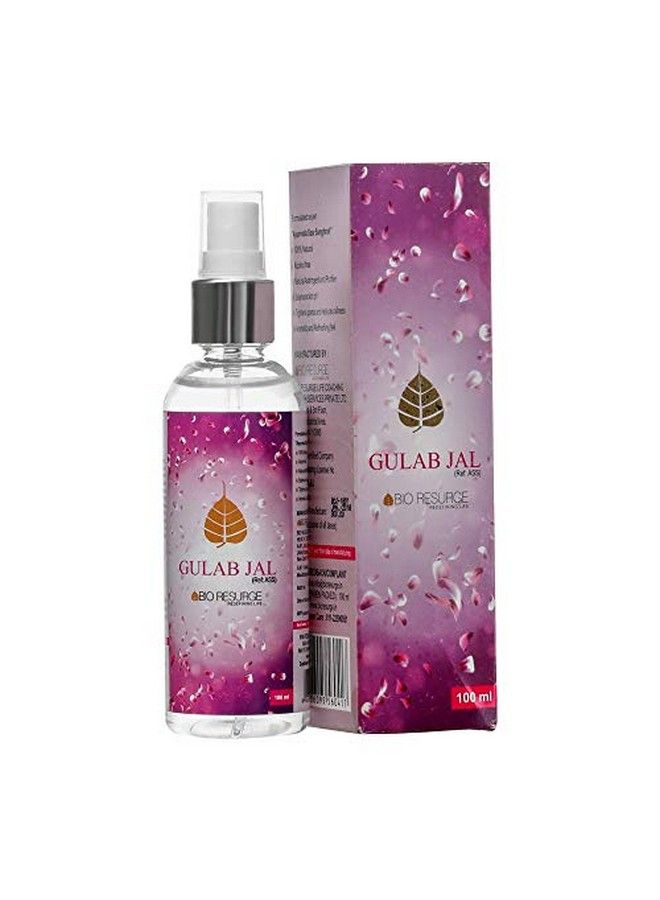 Pure And 100% Natural Gulab Jal/Rose Water/Skin Toner/Makeup Remover ; Soothing And Cooling On Skin ; Daily Use For All Type Of Skin (100 Ml)