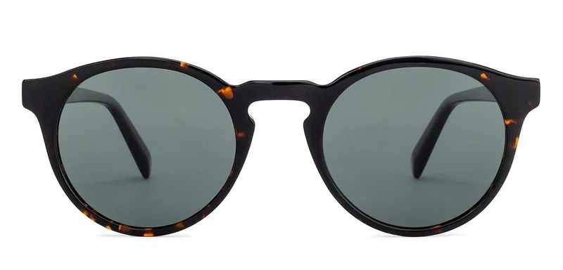 جون جاكوبس JJ Tints Full Rim Round Frame Polarized &amp; UV Protected Sunglasses JJ S12432 - 50mm - Brown