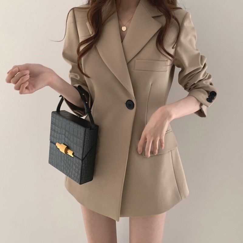 Jacket Women'S New Small Blazer Women'S 2025 Popular Style Western Style Loose Korean Style Small Suit Spring Clothing - Image 2