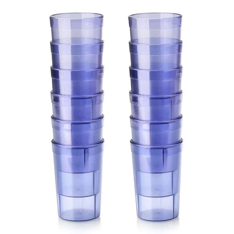 New Star Foodservice New Star Foodservice  RestaurantGrade Beverage Tumblers Blue Set of 12 8 oz 