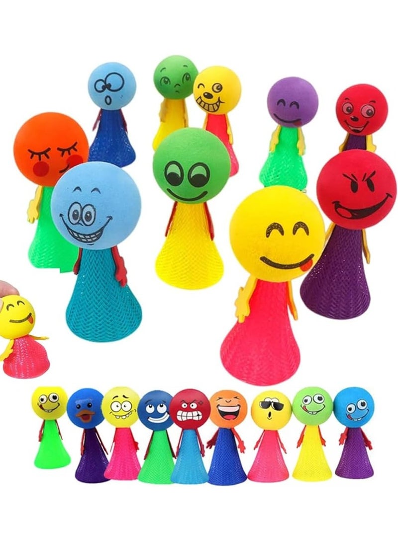 DURKU 24 Pcs Jumping Party Favors for Kids Birthday Party, Toy for Girls Boys Bouncy Ball for party favors Birthday Giveaways, Bulk Mini Toys Goody Bag - Image 1