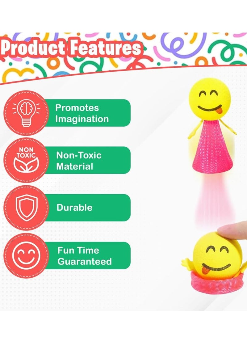 DURKU 24 Pcs Jumping Party Favors for Kids Birthday Party, Toy for Girls Boys Bouncy Ball for party favors Birthday Giveaways, Bulk Mini Toys Goody Bag - Image 3