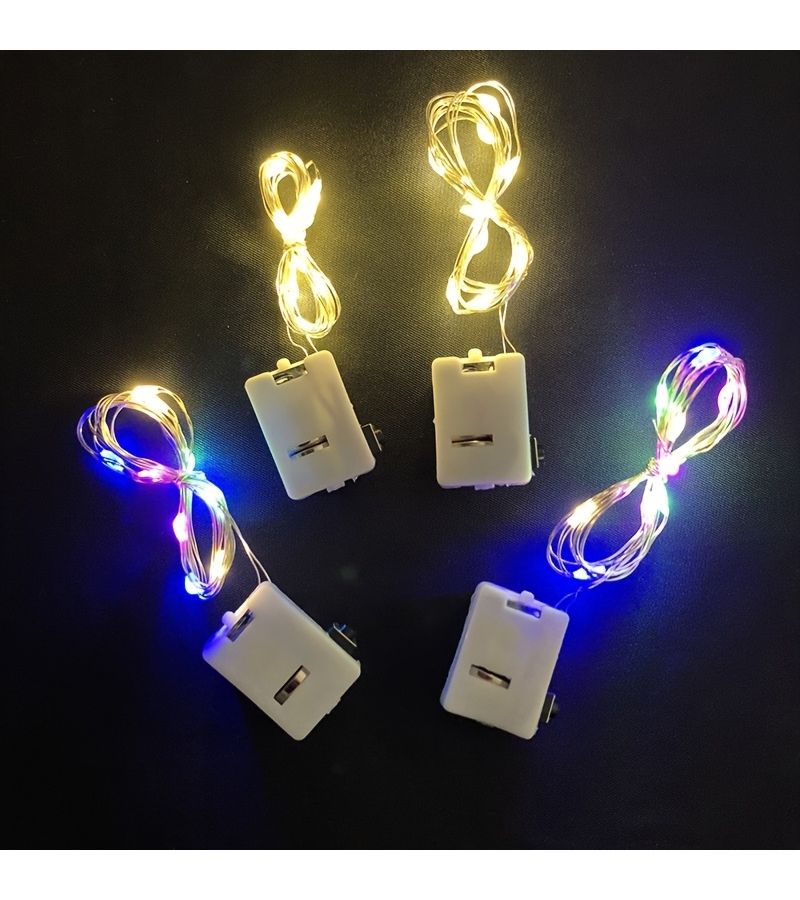 Colored LED Wire Bouquet String Lights 23pcs for Cake Birthday Party Decoration - Image 4