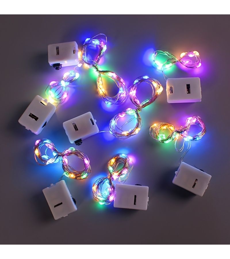 Colored LED Wire Bouquet String Lights 23pcs for Cake Birthday Party Decoration - Image 5