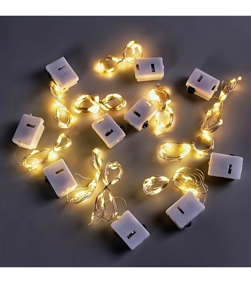 Colored LED Wire Bouquet String Lights 23pcs for Cake Birthday Party Decoration - Image 1