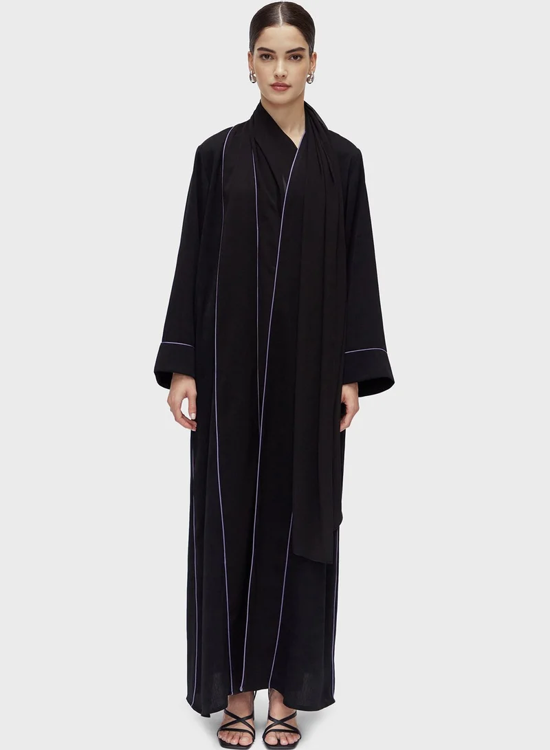CHASE Wide Sleeve Knitted Abaya