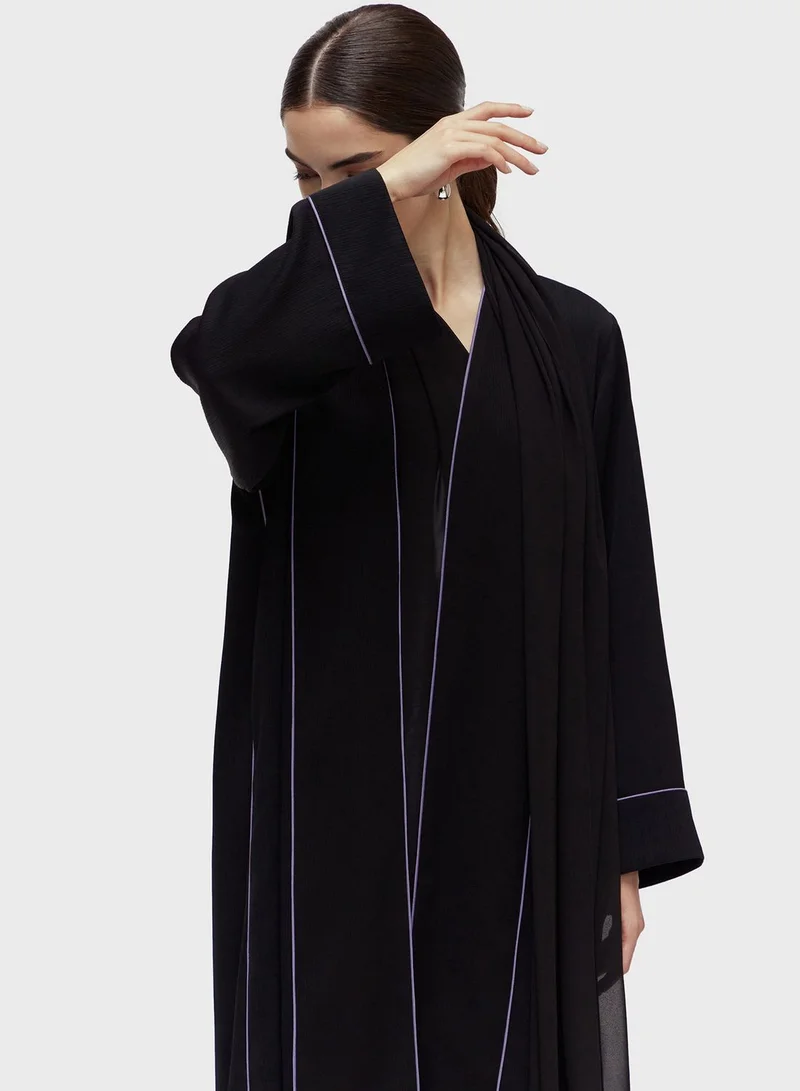 CHASE Wide Sleeve Knitted Abaya
