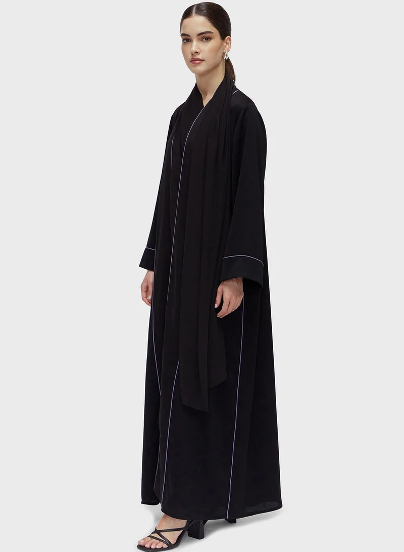 CHASE Wide Sleeve Knitted Abaya
