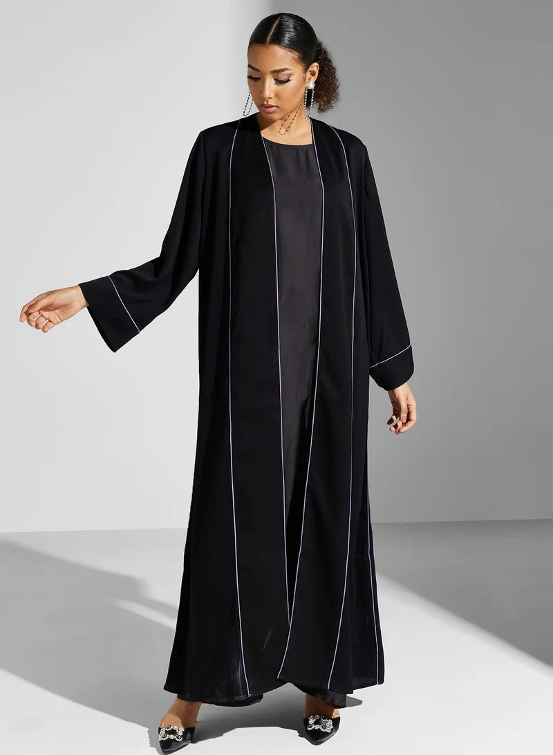 CHASE Wide Sleeve Knitted Abaya