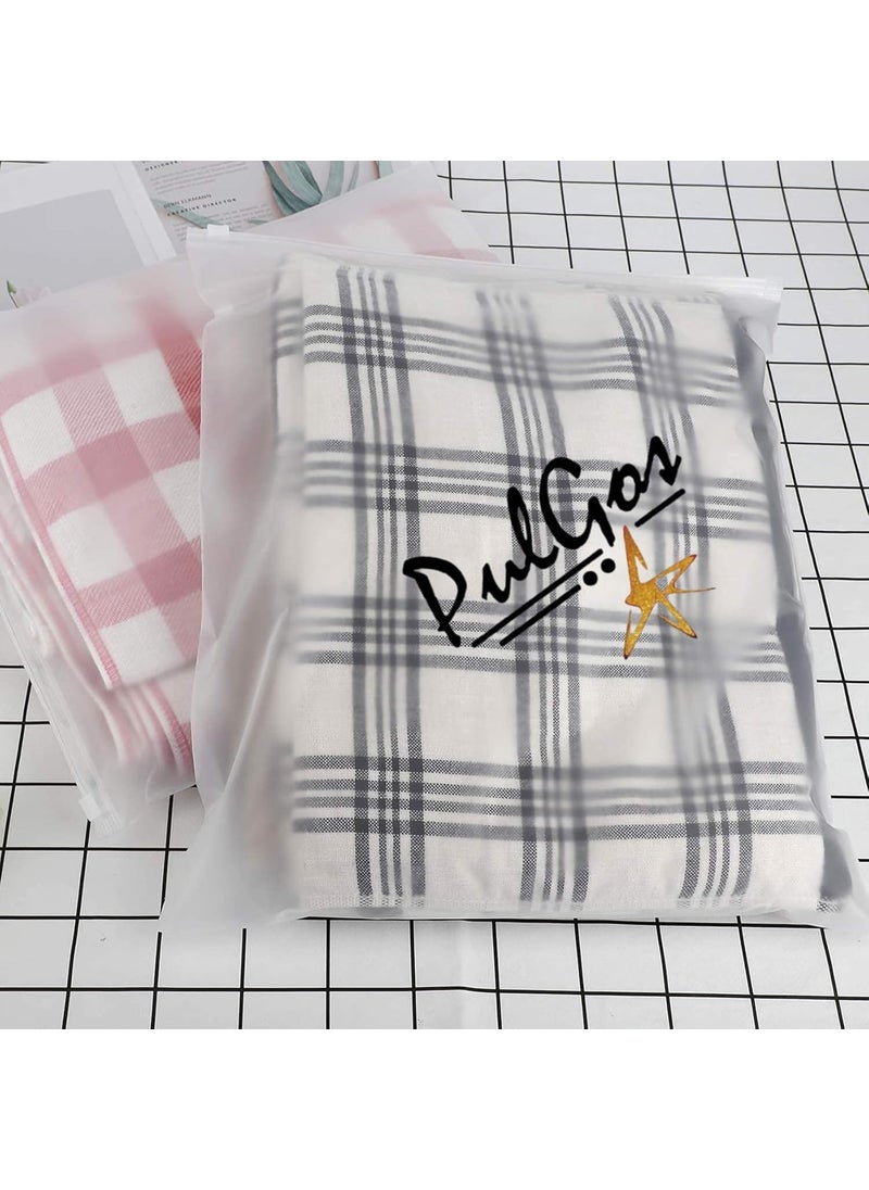 PulGos PulGos Pack of 15 Clothes Organizer Bag For Clothes and Wardrobe Travelling Single Storage For Saree Salwar Suit Lehenga Shoes Dress Dupatta Organizer Frosted Plastic Bags With Zipper  - Image 2
