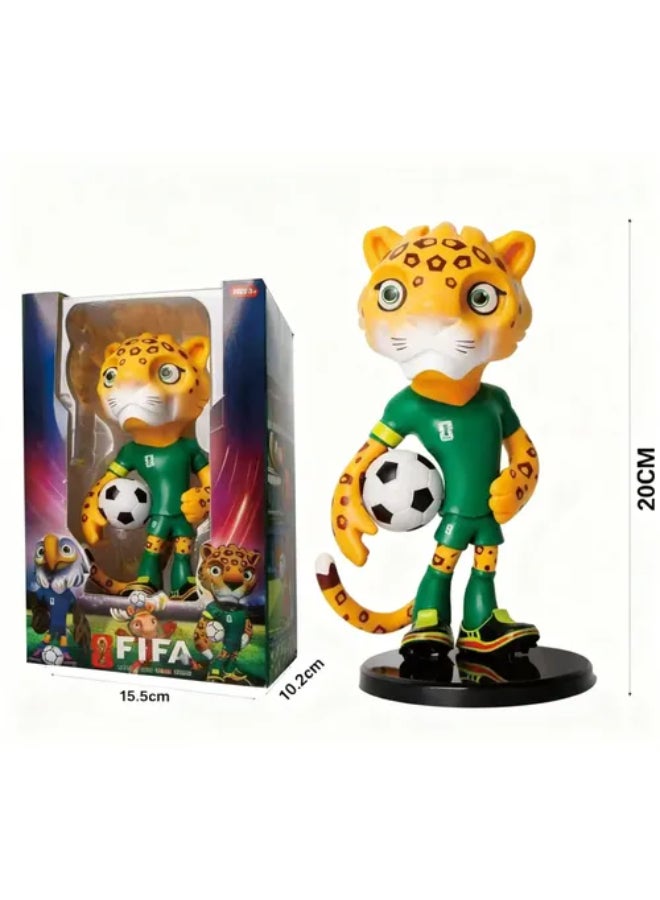 Fifa 2026 Jayu The Jaguar Eagle Souvenir Pvc - Mexico Mascot - Image 1