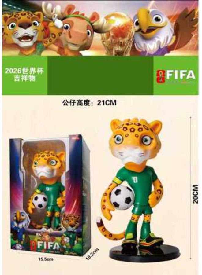 Fifa 2026 Jayu The Jaguar Eagle Souvenir Pvc - Mexico Mascot - Image 4