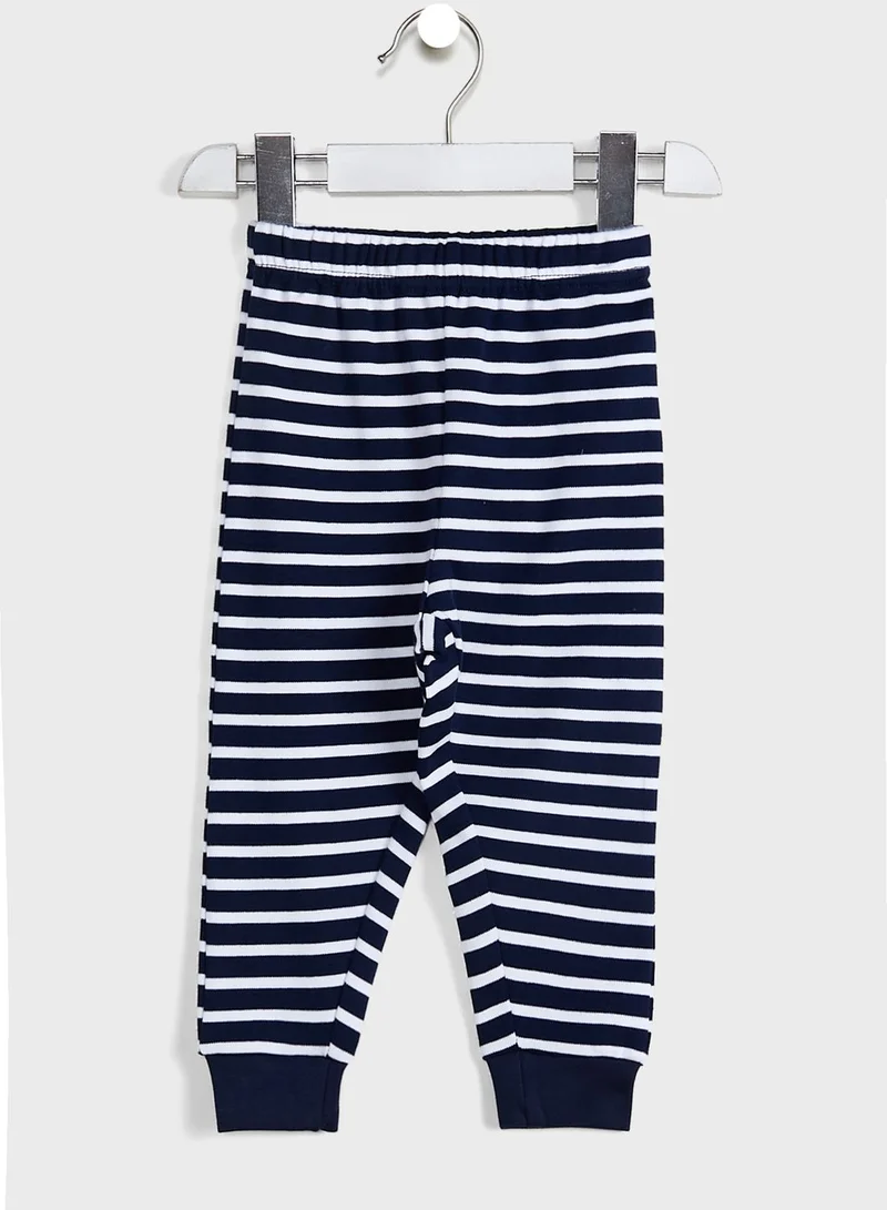 JoJo Maman Bebe Kids 2 Pack Digger Pyjama Set