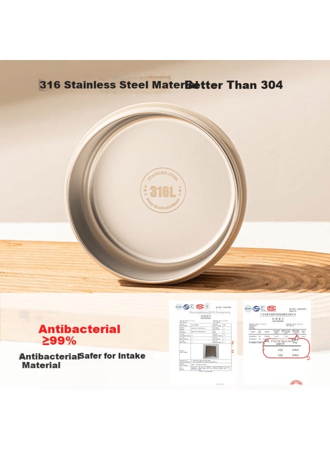 Treejack 316l Stainless Steel Insulated Lunch Box Microwaveable Bento Box For Office Workers And Students Thermal Food Container
