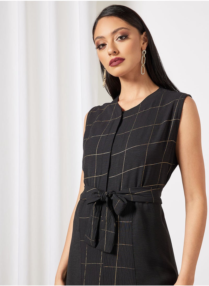 Hayat - Modest Vest With Belt And Sheila - Image 1