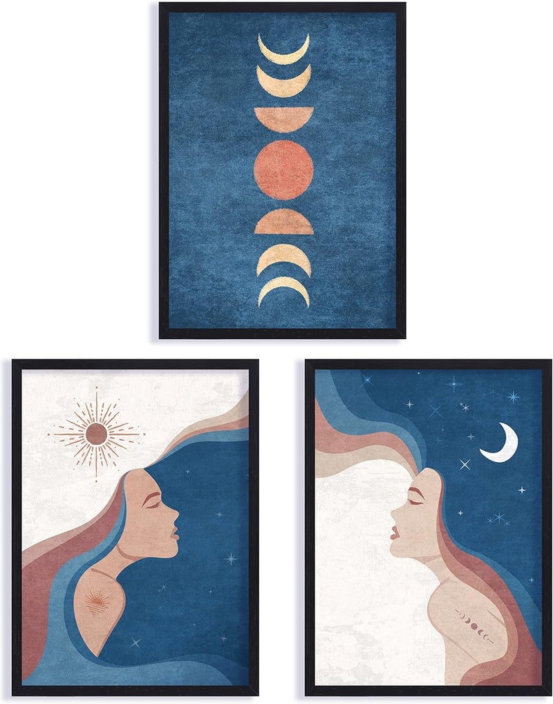 QUOTE - UNQUOTE ART Framed Modern Femme Theme Wall Art - Set of 3 - Image 2