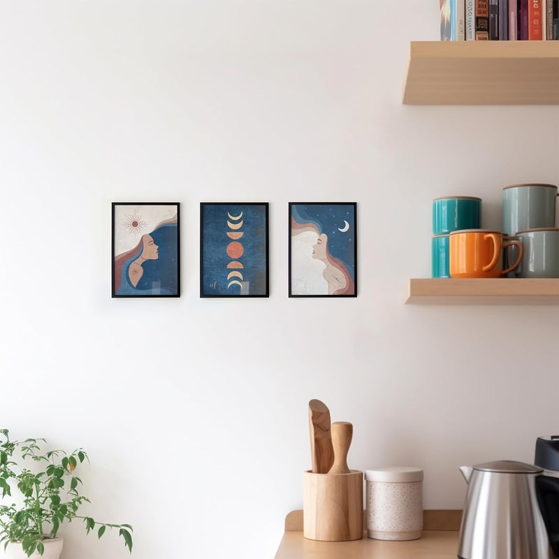 QUOTE - UNQUOTE ART Framed Modern Femme Theme Wall Art - Set of 3 - Image 3