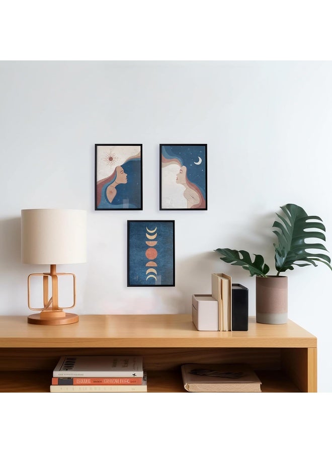 QUOTE - UNQUOTE ART Framed Modern Femme Theme Wall Art - Set of 3 - Image 1